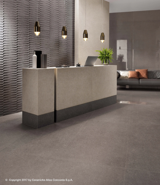 KONE FLOOR - Porcelain stoneware flooring with concrete effect by Atlas Concorde - view 3